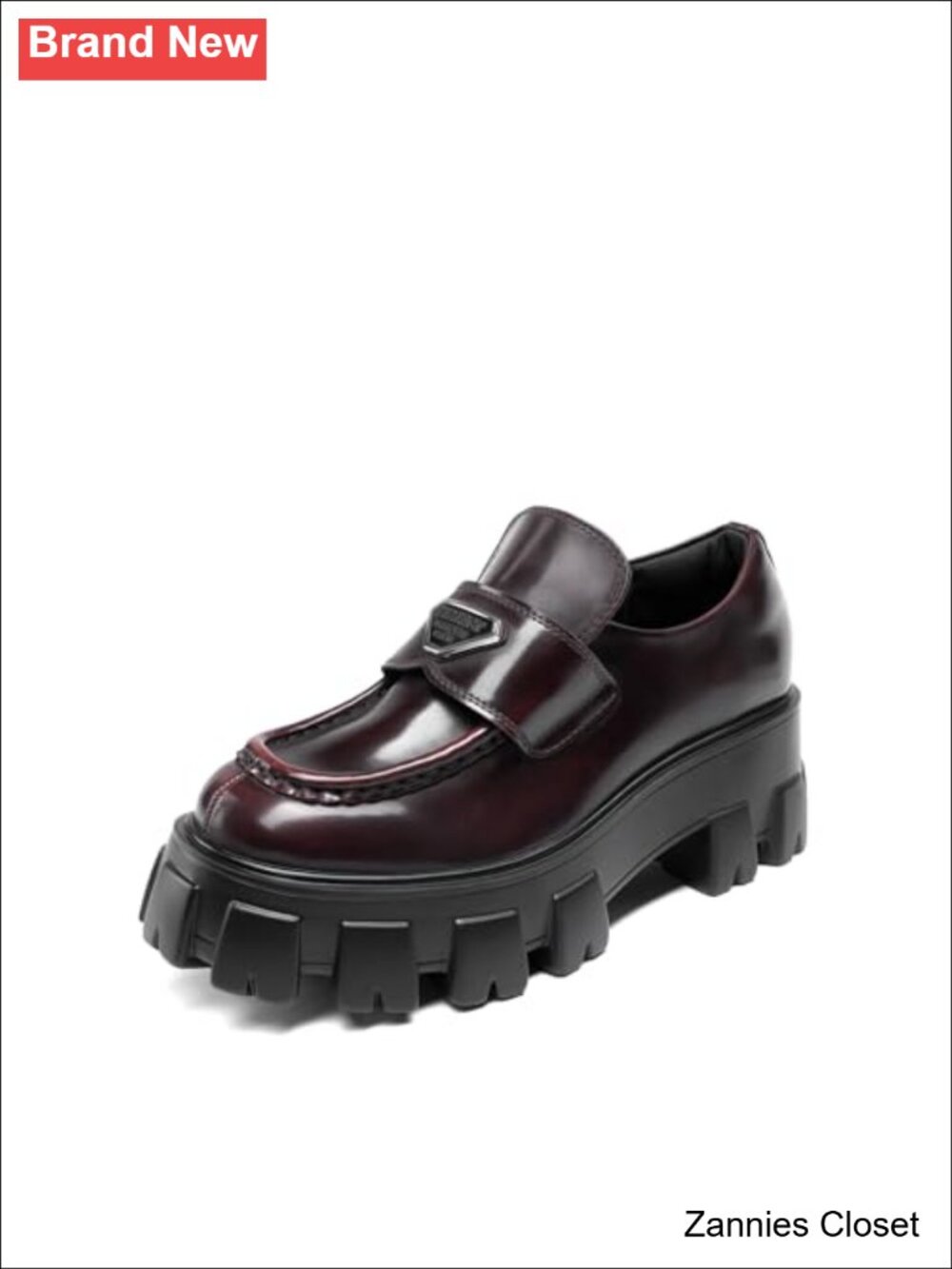 ✨ Platform Loafers Faux Leather Chunky Lug Sole Slip-On Women's Shoes